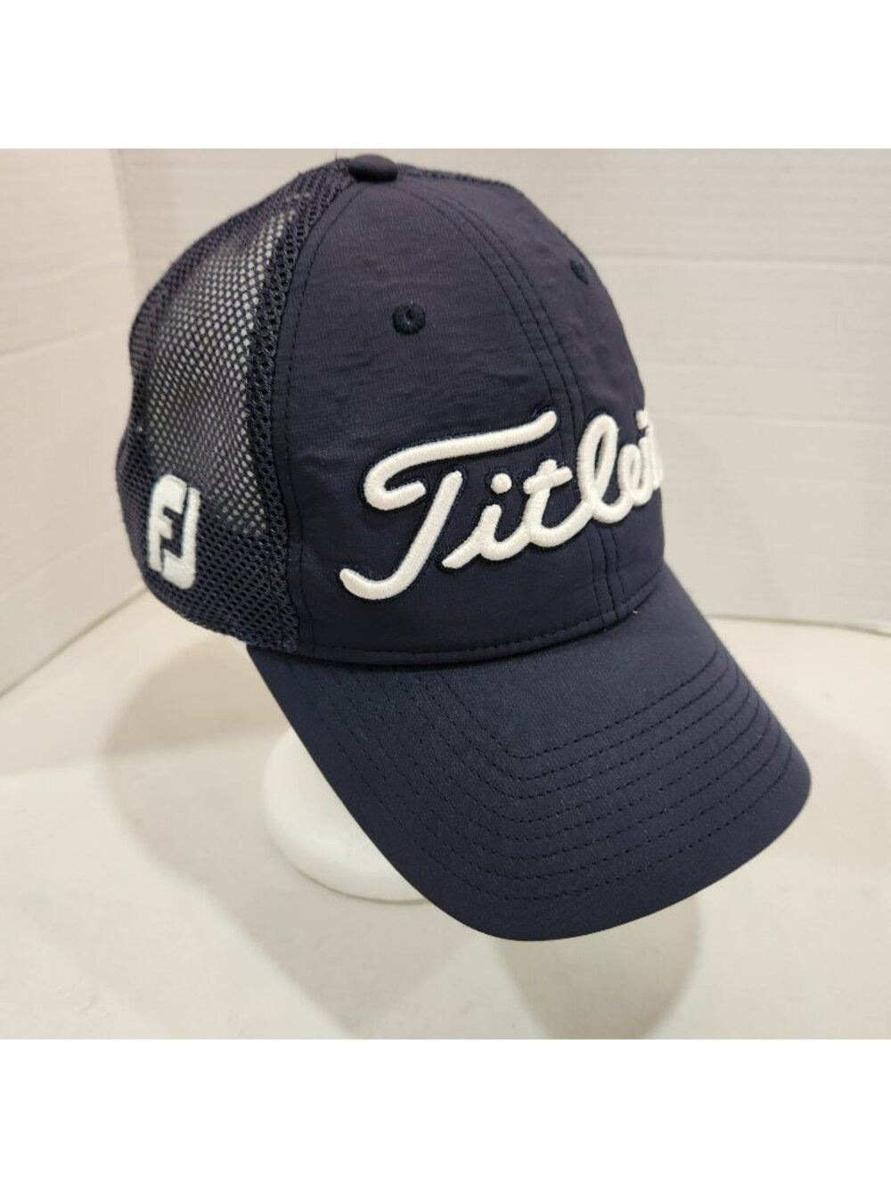 Titleist Pro V1 Footjoy Blue Mesh Snapback Golf Hat Embroidered Logo Cap